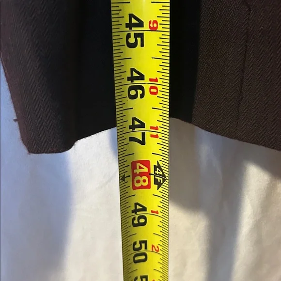 Vintage Hannah Dark Brown Trench Coat ankle length size 6P. CJ - Picture 4 of 6